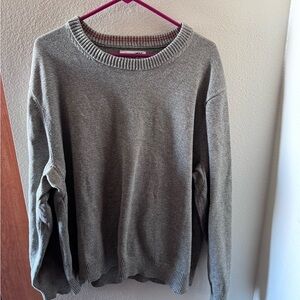 Duluth Trading Co Gray Crew Neck Sweater